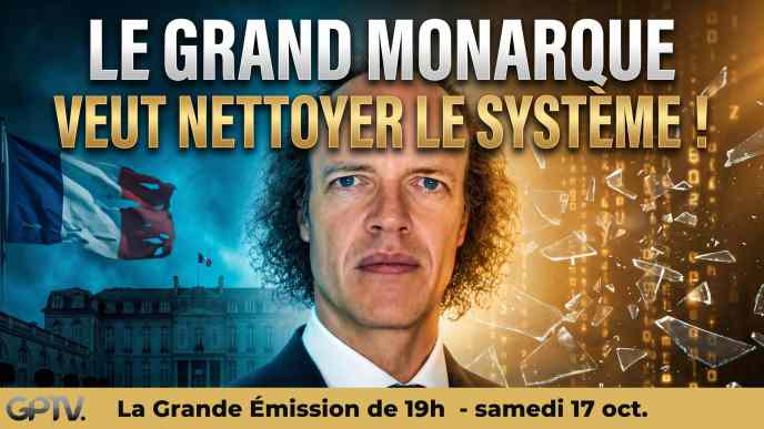 Sylvain Durif, le Grand Monarque, annonce sa candidature pour 2027. Son plan : nettoyage radical des institutions et rupture avec le système.
