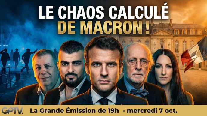 Grève des lycéens : Macron mise sur le chaos pour sauver son régime. Analyse du risque d'Article 16 et du report des élections de 2027 avec GPTV.