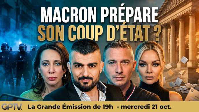 Macron prépare-t-il un coup d'État ? Stratégie de la tension le 17 octobre, dérive autoritaire, prix du carburant et voyage au Moyen-Orient.